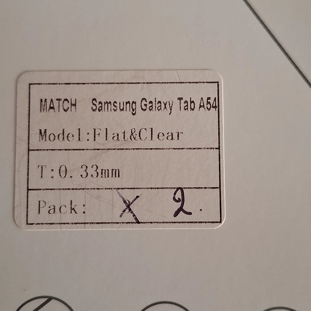 Screen Protector for Samsung A54 Cell Phone, pack of 2.